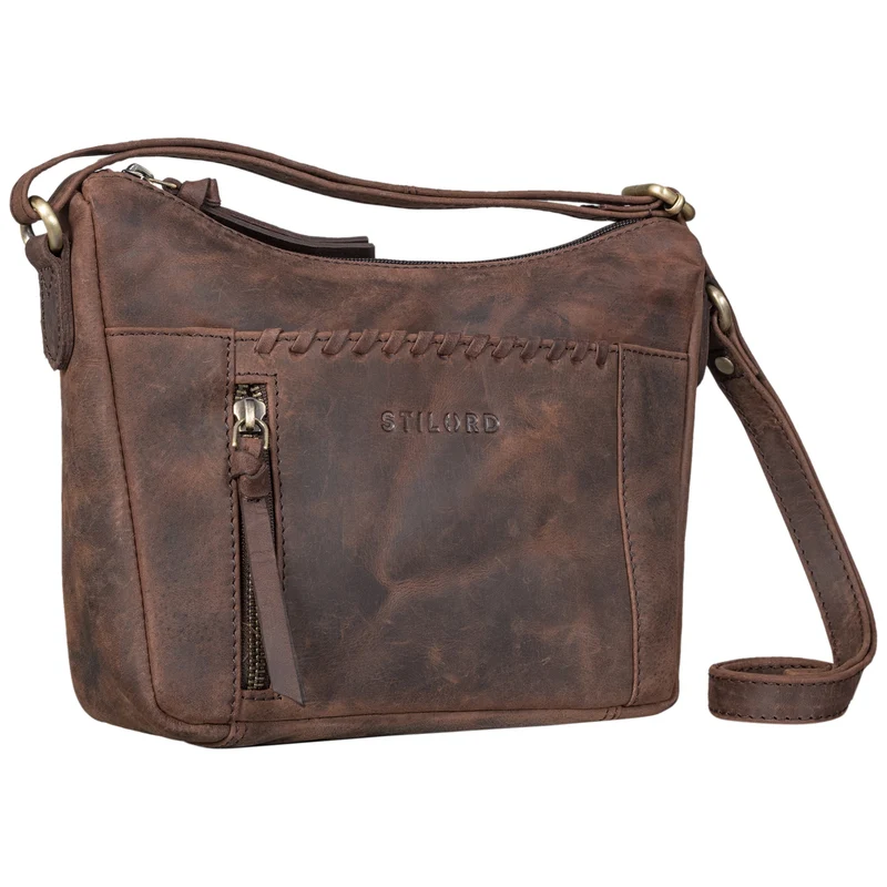 "Nia" Damen Umhängetasche Klein Lederhandtasche Elegante Ausgehtasche