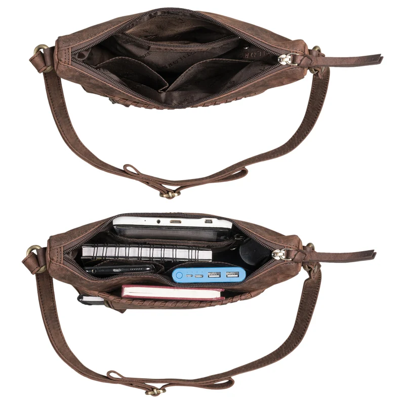 "Nia" Damen Umhängetasche Klein Lederhandtasche Elegante Ausgehtasche