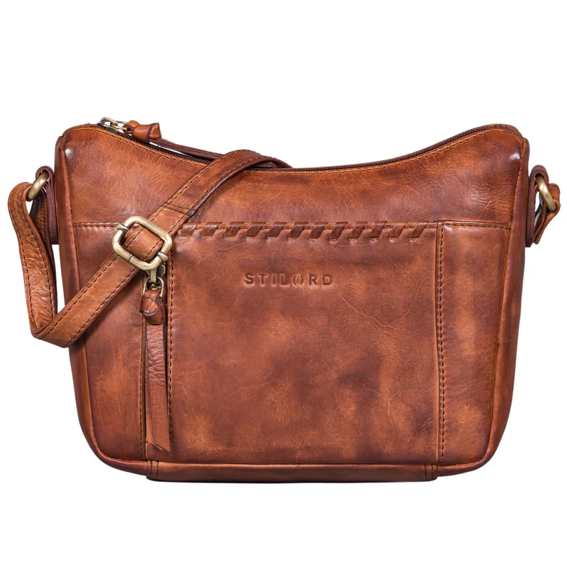 "Nia" Damen Umhängetasche Klein Lederhandtasche Elegante Ausgehtasche
