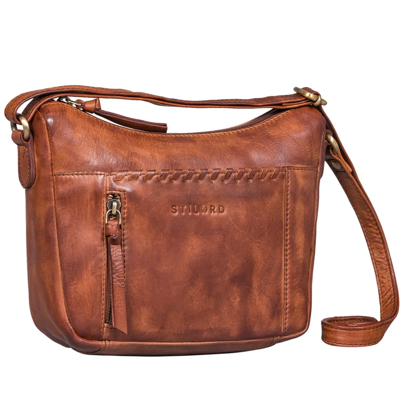 "Nia" Damen Umhängetasche Klein Lederhandtasche Elegante Ausgehtasche
