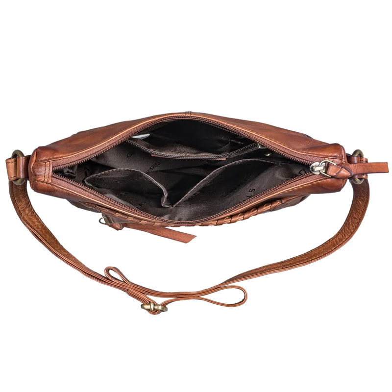 "Nia" Damen Umhängetasche Klein Lederhandtasche Elegante Ausgehtasche