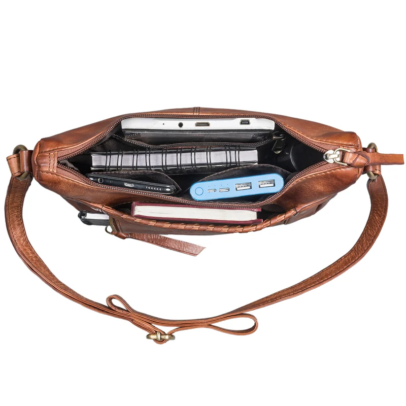 "Nia" Damen Umhängetasche Klein Lederhandtasche Elegante Ausgehtasche