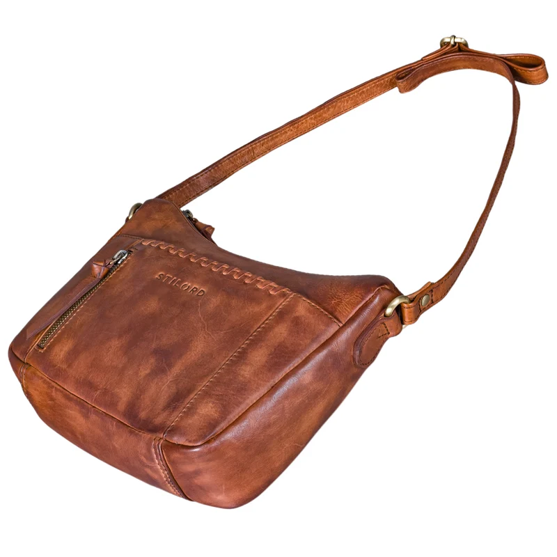 "Nia" Damen Umhängetasche Klein Lederhandtasche Elegante Ausgehtasche