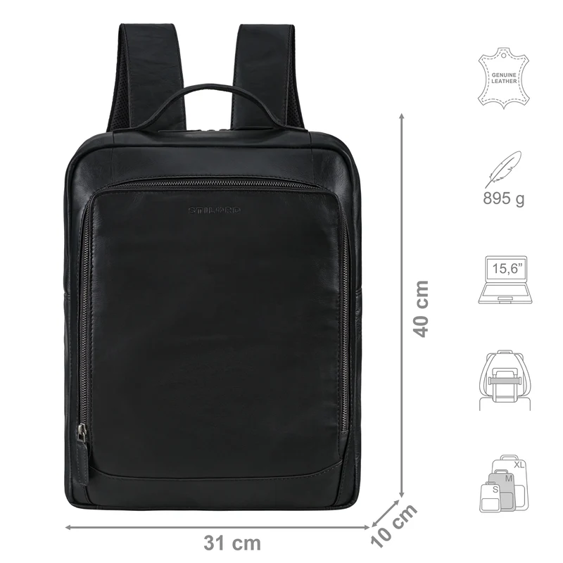 "Zabel" Businessrucksack Herren Leder