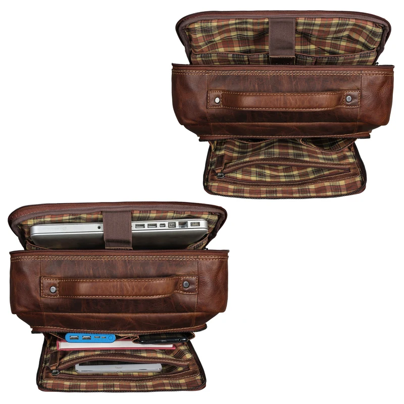 "Zabel" Businessrucksack Herren Leder