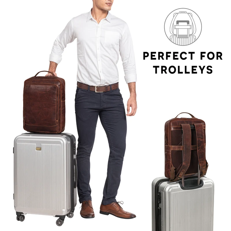 "Zabel" Businessrucksack Herren Leder