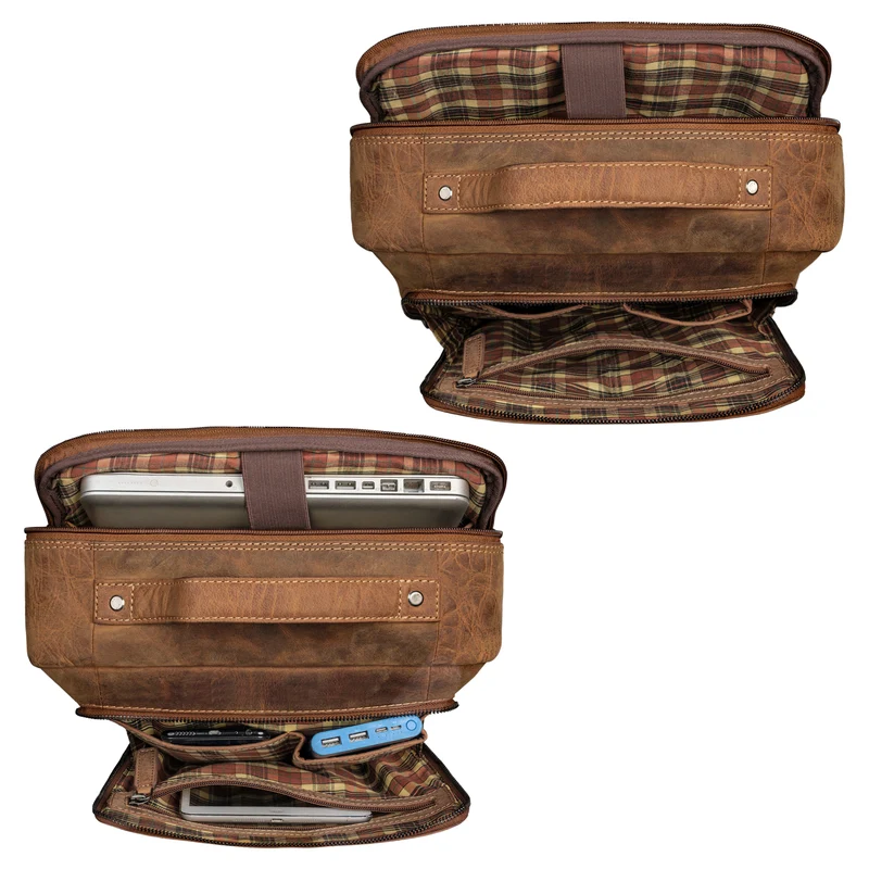 "Zabel" Businessrucksack Herren Leder