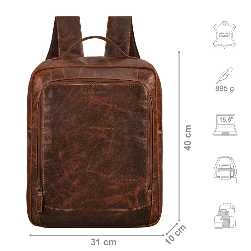 "Zabel" Businessrucksack Herren Leder