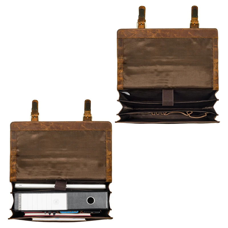 "Bernd" Vintage Dokumententasche A4 Leder