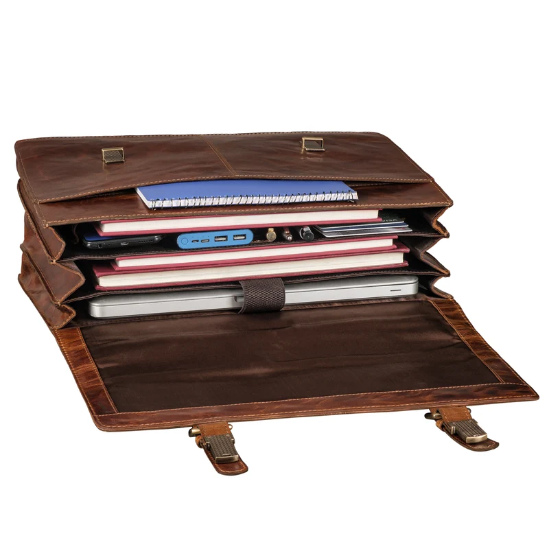 "Bernd" Vintage Dokumententasche A4 Leder
