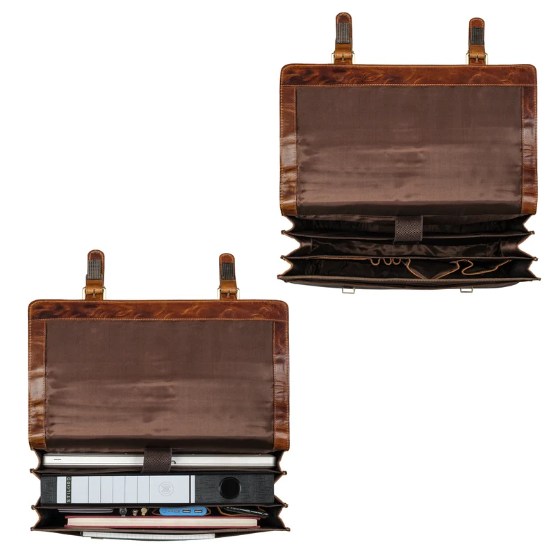 "Bernd" Vintage Dokumententasche A4 Leder