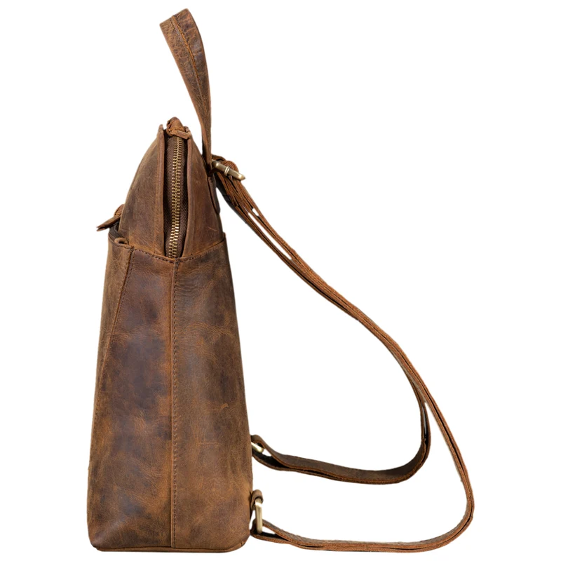 B-WARE "Cathy" Frauen Rucksack Elegant Leder
