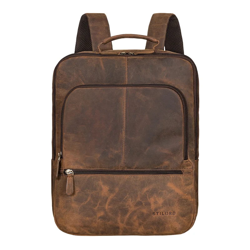 "Forest" Laptop Rucksack 15.6 Zoll Leder für Herren und Damen
