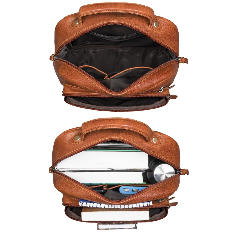 "Wilma" Eleganter Rucksack Frauen Klein Leder