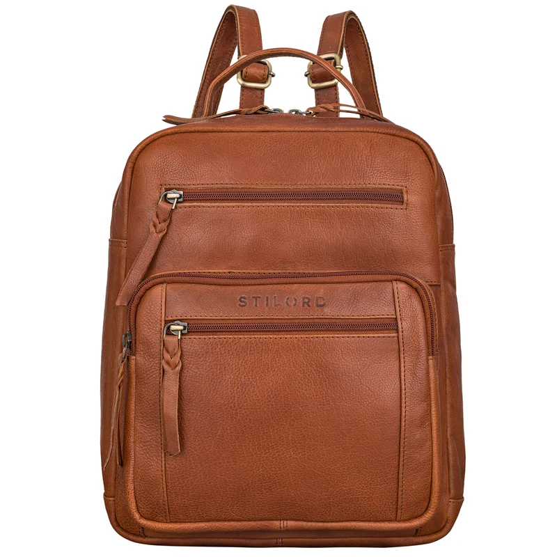 "Wilma" Eleganter Rucksack Frauen Klein Leder