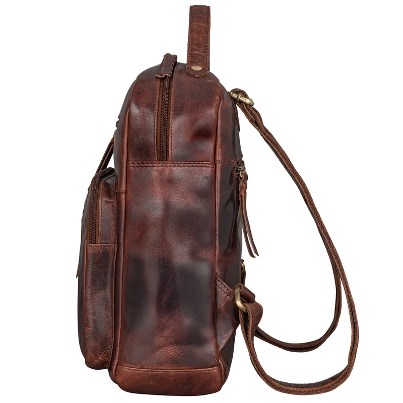 "Wilma" Eleganter Rucksack Frauen Klein Leder