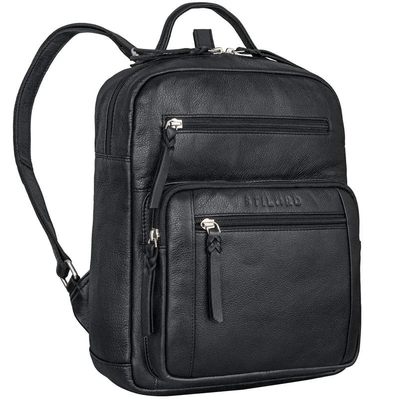 "Wilma" Eleganter Rucksack Frauen Klein Leder