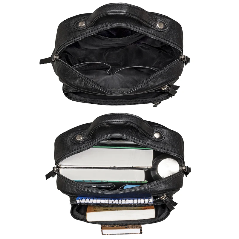 "Wilma" Eleganter Rucksack Frauen Klein Leder