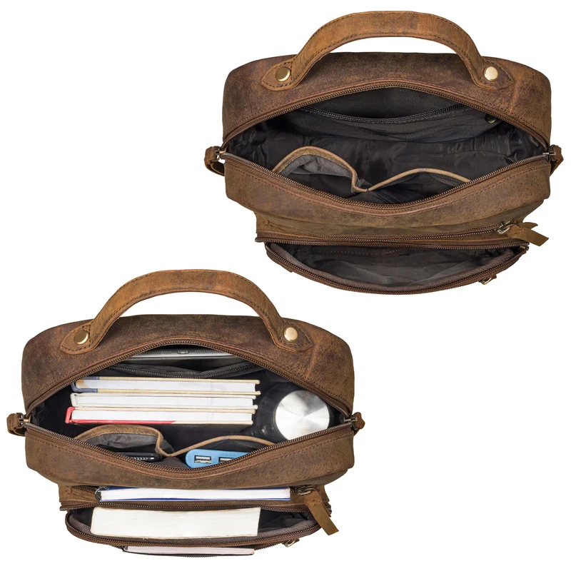 "Wilma" Eleganter Rucksack Frauen Klein Leder