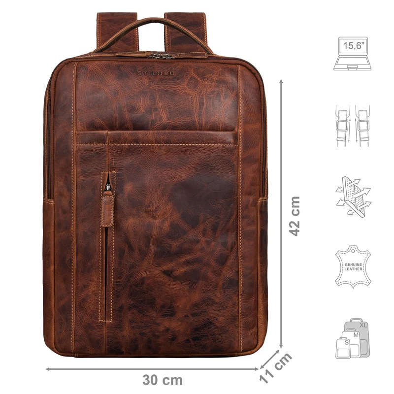 STILORD "Connor" Moderner Rucksack mit Laptopfach 15,6 Zoll