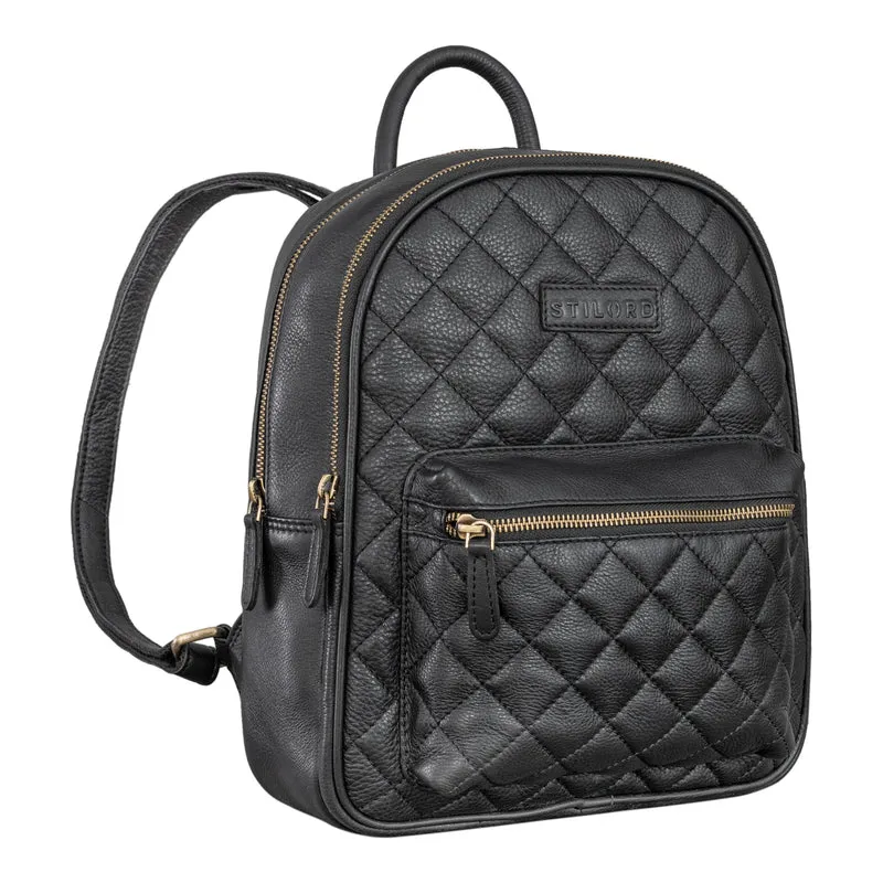 "Elira" Lederrucksack Damen Klein