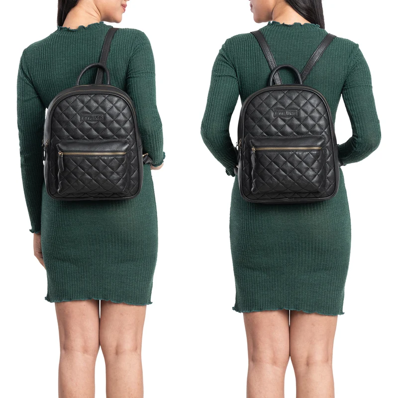 "Elira" Lederrucksack Damen Klein