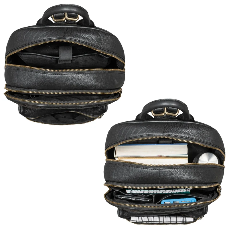 "Elira" Lederrucksack Damen Klein