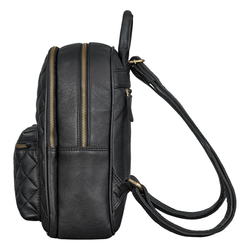 "Elira" Lederrucksack Damen Klein
