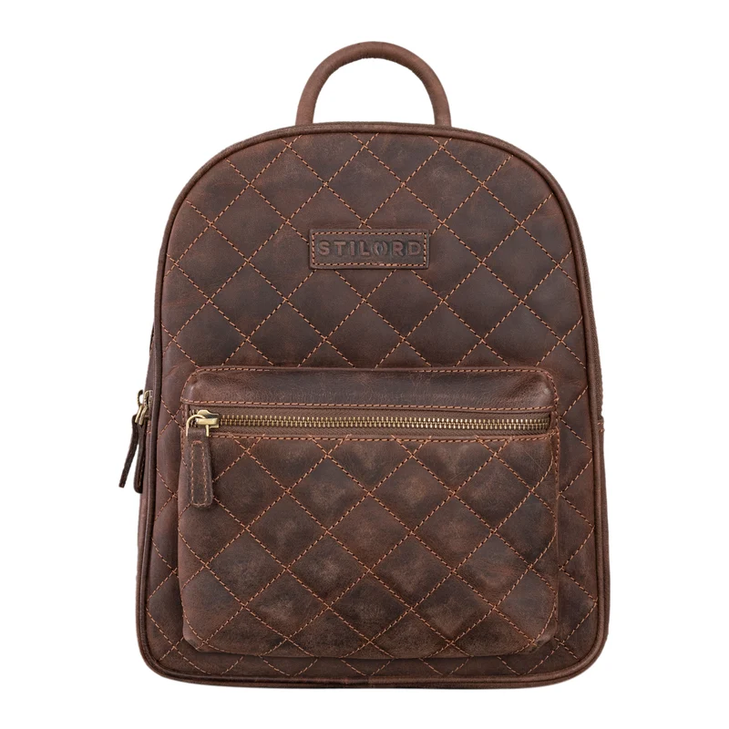 "Elira" Lederrucksack Damen Klein
