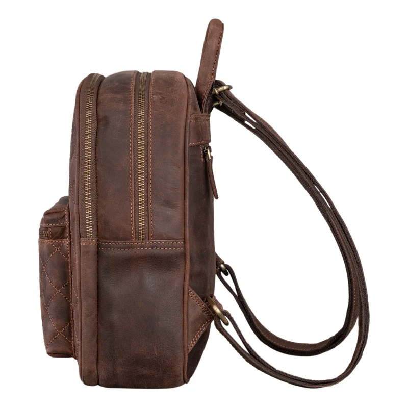 "Elira" Lederrucksack Damen Klein