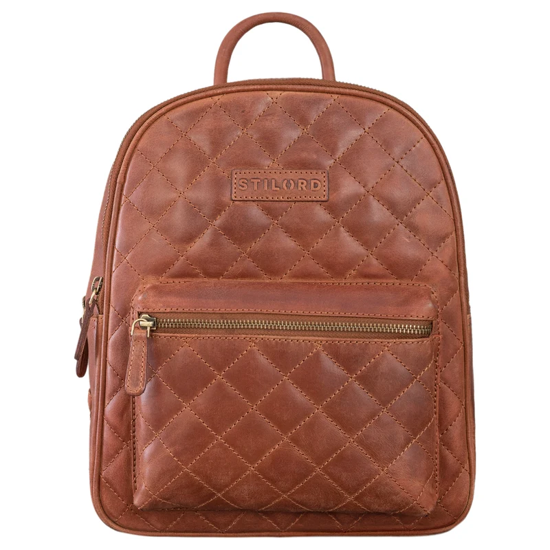 "Elira" Lederrucksack Damen Klein