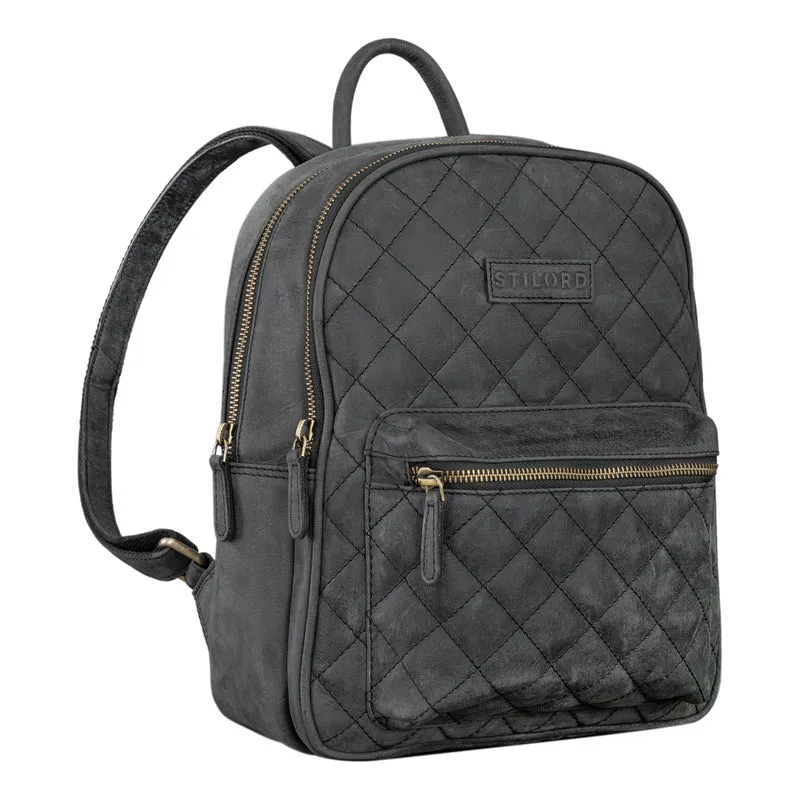 "Elira" Lederrucksack Damen Klein