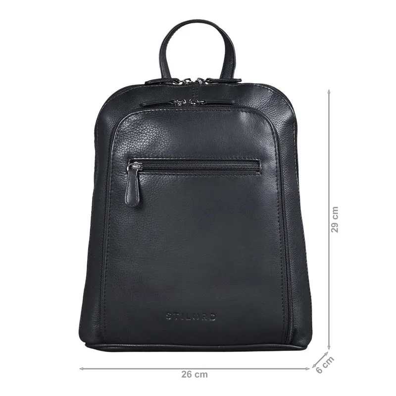 "May" Damen Rucksack Klein Leder Daypack Rucksackhandtasche Frauen
