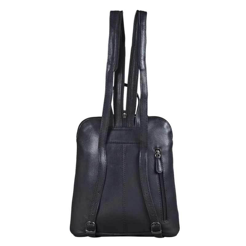 "May" Damen Rucksack Klein Leder Daypack Rucksackhandtasche Frauen