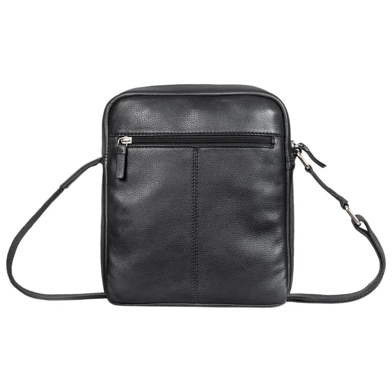 "Clint" Luxuriöse Schultertasche Herren klein Leder