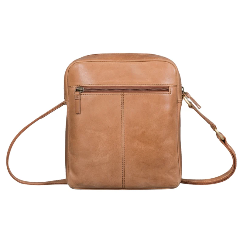 "Clint" Luxuriöse Schultertasche Herren klein Leder