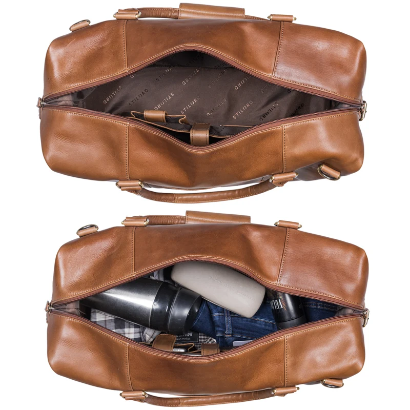 "Viator" Leder Reisetasche Weekender im Großformat für Damen Herren