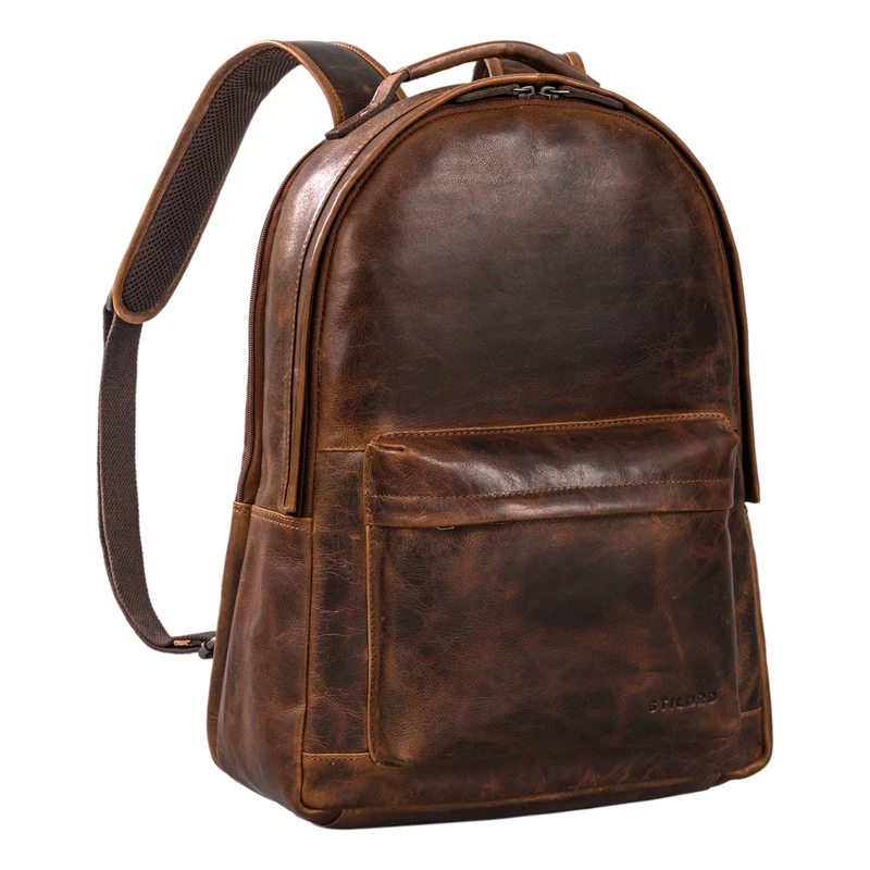 "Hagen" Vintage Lederrucksack Damen und Herren
