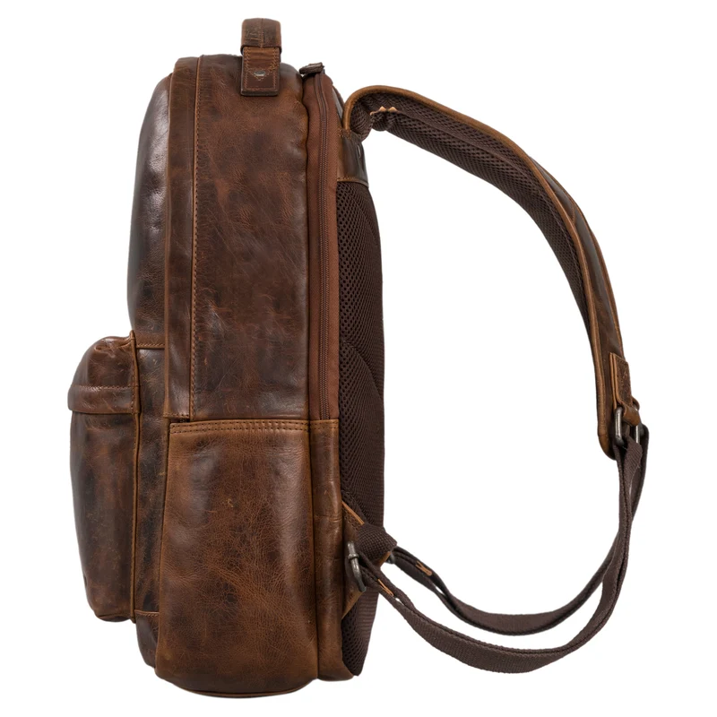 "Hagen" Vintage Lederrucksack Damen und Herren