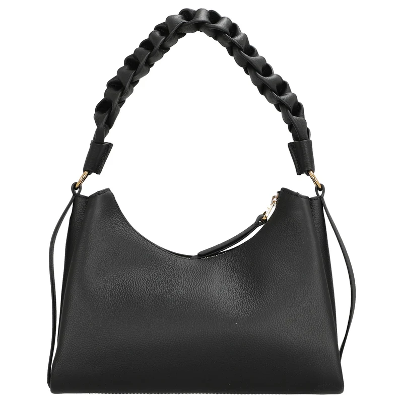 Coccinelle Boheme Grana Double - Henkeltasche S 30 cm (noir/cognac)