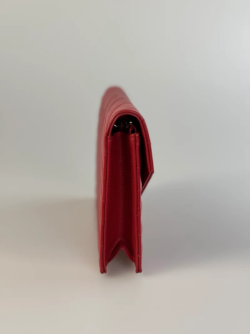 Saint Laurent Cassandre Umschlag Rote Tasche