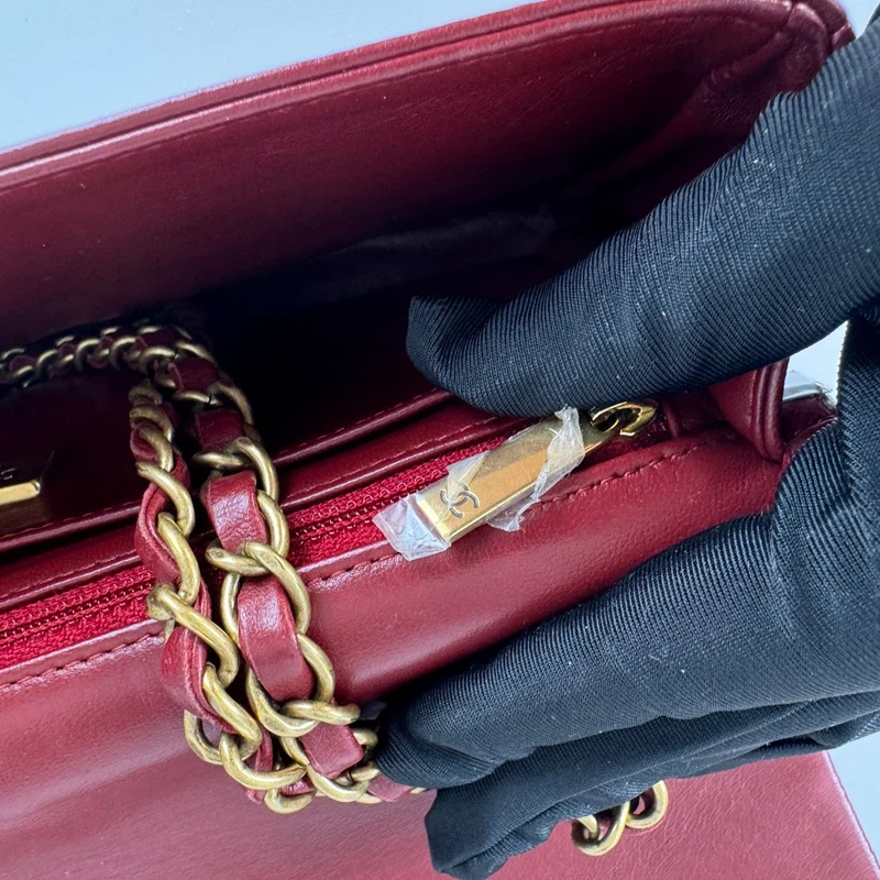 Chanel Runway Mosaic Medium Flap Bag in Rot und Mehrfarbig