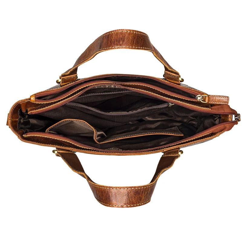 "Joy" Leder Shopper Damen Handtasche