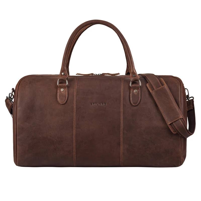 "Jarvis" exklusive Leder Reisetasche für Damen und Herren