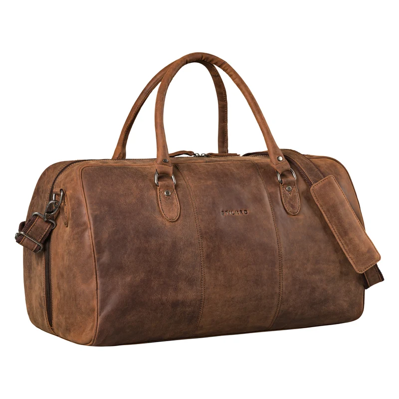 "Jarvis" exklusive Leder Reisetasche für Damen und Herren