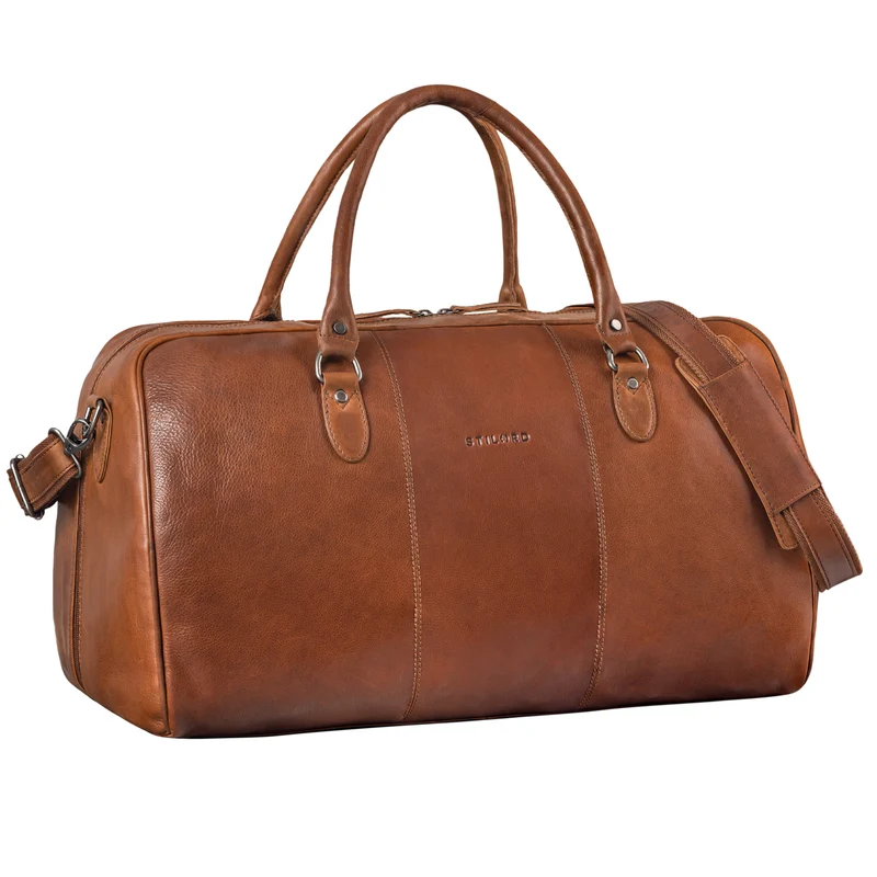 "Jarvis" exklusive Leder Reisetasche für Damen und Herren