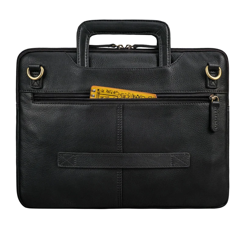 "Cole" Laptoptasche Leder Herren Schmal