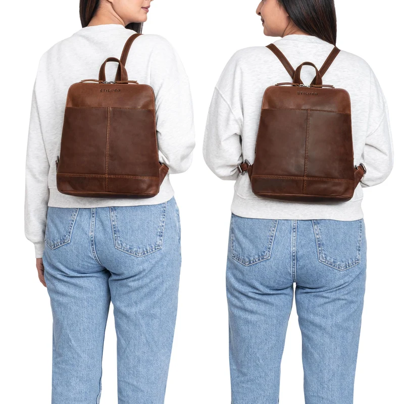 "Marlies" Leder Rucksack Damen klein
