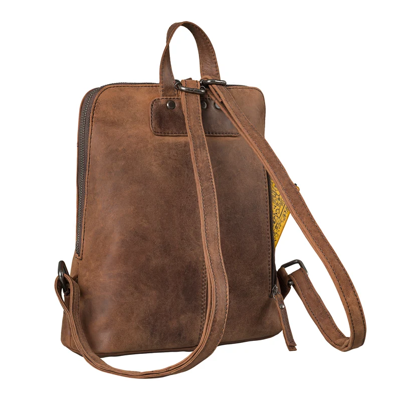 "Marlies" Leder Rucksack Damen klein