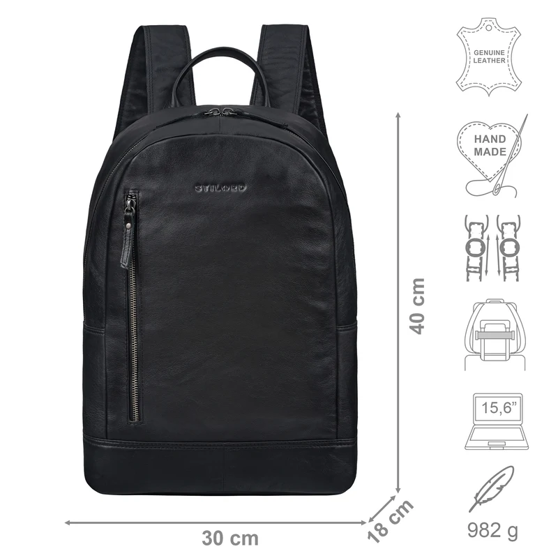 "Titus" Hochwertiger Laptoprucksack 15,6 Zoll